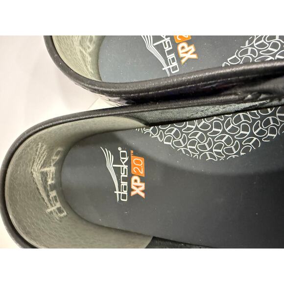 Dansko XP 2.0 Clogs 39 Floral Paisley Patent Nursing Work Comfort Purple - Picture 10 of 12